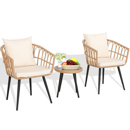 Metaso Outdoor Furniture Bistro Set – Patio Conversation Set