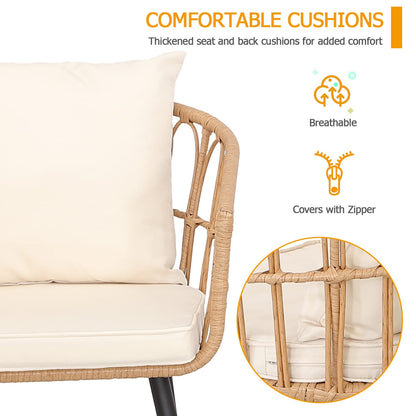 Metaso Outdoor Furniture Bistro Set – Patio Conversation Set