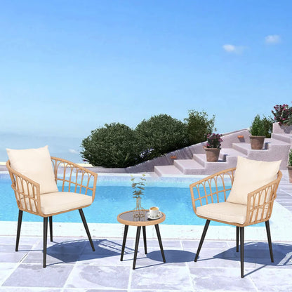 Metaso Outdoor Furniture Bistro Set – Patio Conversation Set
