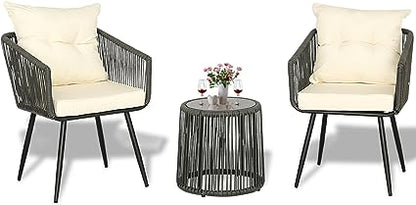 Metaso Outdoor Furniture Bistro Set – Patio Conversation Set