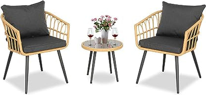 Metaso Outdoor Furniture Bistro Set – Patio Conversation Set