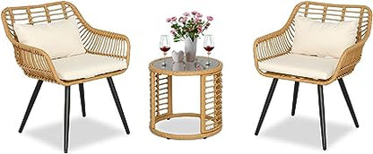 Metaso Outdoor Furniture Bistro Set – Patio Conversation Set